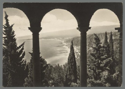 View of the sea, presumably in Italy