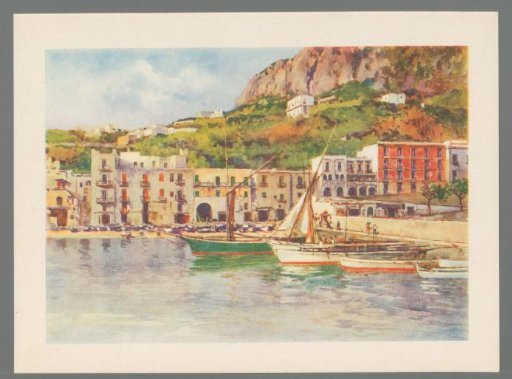 Capri. Marina Grande. The Landing