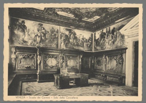 Venice. Scuola dei Carmini. Hall of the Chancellery