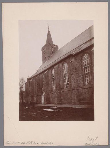 View of the Burght Church at Den Burg
