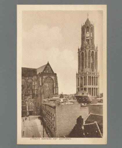 Utrecht. Dom Church with the Dom Tower