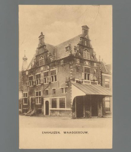 Enkhuizen. Waaggebouw