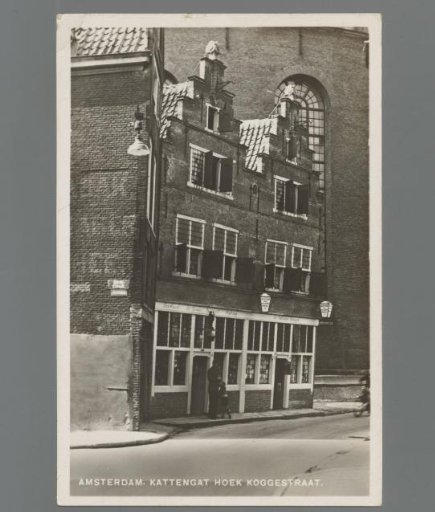Amsterdam. Kattengat, corner of Koggestraat