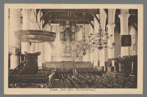 Edam. Dutch Reformed Church (interior)