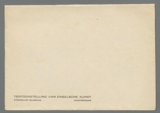 Cover for two postcards of English paintings
