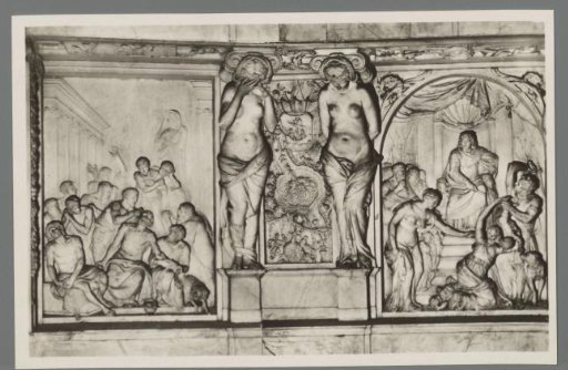 Marble relief. Consul Seluvkes (...) has (...) himself and his son each put out an eye (...)
