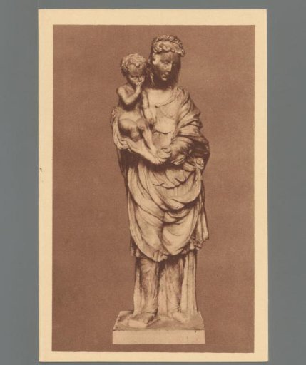 North Dutch School, mid-16th century. Colijn de Nole the Elder (circa 1558). Madonna, alabaster