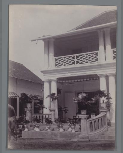 House with veranda, Dutch East Indies