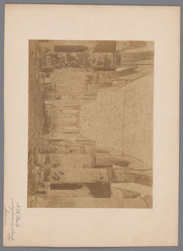 Interior of the Dutch Reformed Church in Asperen after the fire of 1896