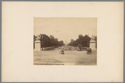 View of the Champs-Elysées, Paris