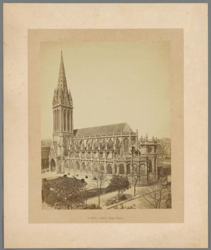 View of the Sint-Petruskerk, Caen
