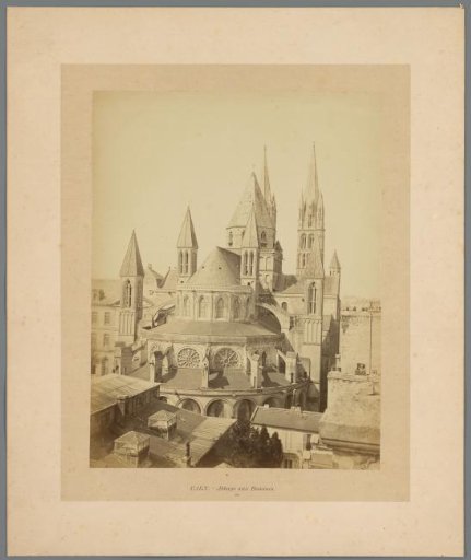 View of the Abbaye aux Hommes, Caen