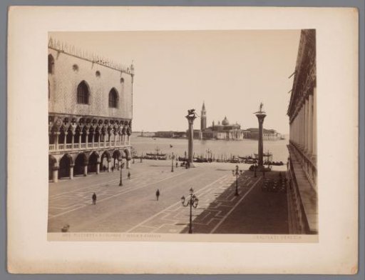 View of the Piazzetta and the Island of San Giorgio at Venice