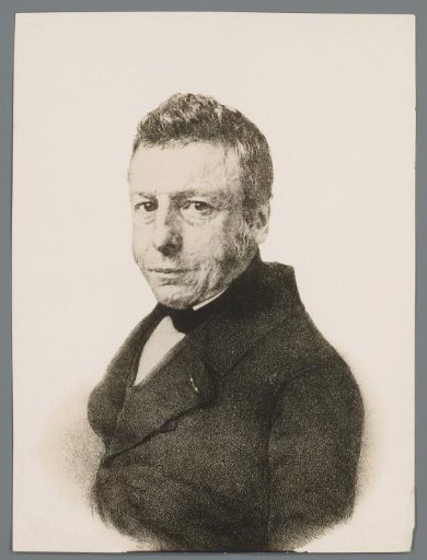 Photographic reproduction of a drawn portrait of Isaac da Costa by Adrianus Johannus Ehnle