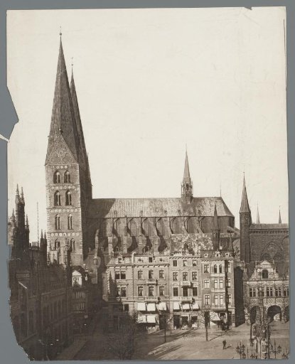 View of the Marienkirche, Lübeck