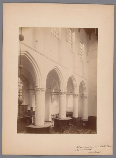 Interior of the Great or Saint Catherine's Church in Brielle