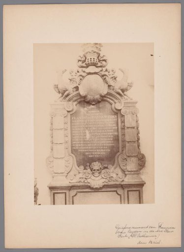 Tomb monument of Franciscus Adrianus van Leyden in the Great or Saint Catherine's Church in Brielle