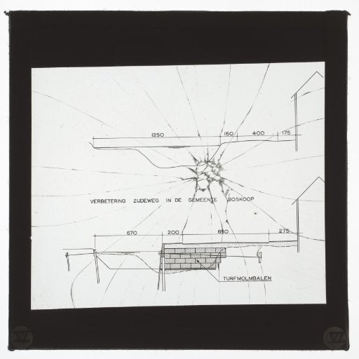 Two Cross-Sections of a Road in the Municipality of Boskoop