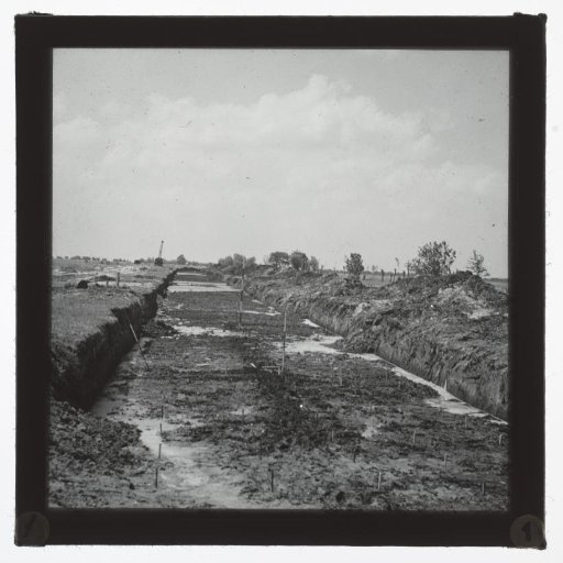 View of a Road Under Construction, South Holland