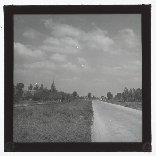 View of a completed road, South Holland