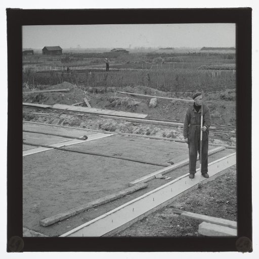 Man at a construction site, South Holland