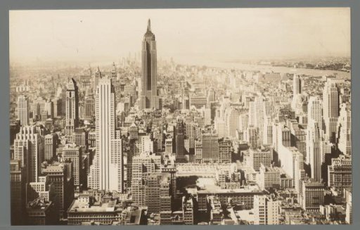 Rockefeller Center. Looking south from the 70th floor of the RCA Building