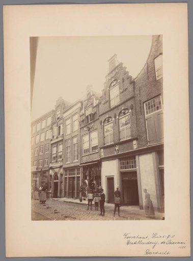 Buildings on the Voorstraat 5-11 in Dordrecht