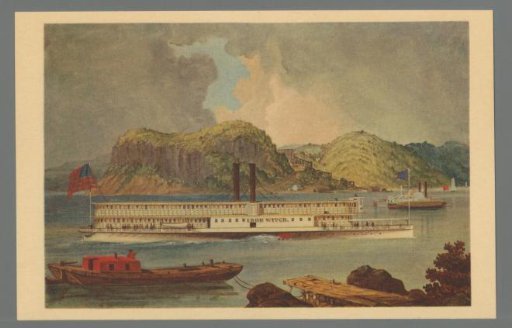 Steamboat "Iron Witch", about 1846