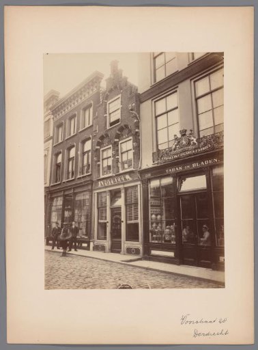 Buildings on the Voorstraat 28-30 in Dordrecht