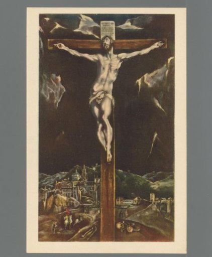 Crucifixion with View of Toledo