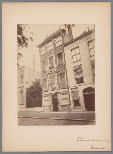 Facade of Wolwevershaven 37, Dordrecht