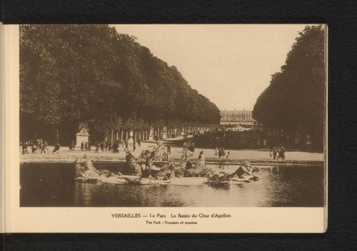 Versailles. The Park. The Basin of the Chariot of Apollo