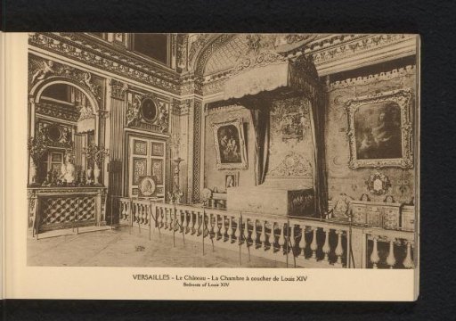 Versailles. The Castle. The Bedroom of Louis XIV