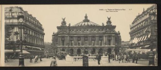 Paris. The Opera Theatre and Place