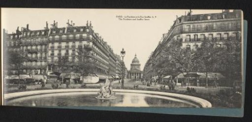 Paris. The Panthéon and the Rue Soufflot