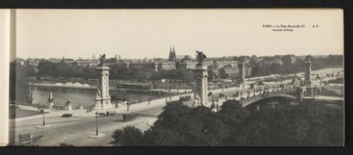 Paris. The Alexandre III Bridge