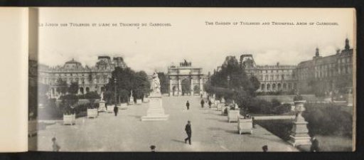 The Tuileries Garden and the Arc de Triomphe du Carrousel