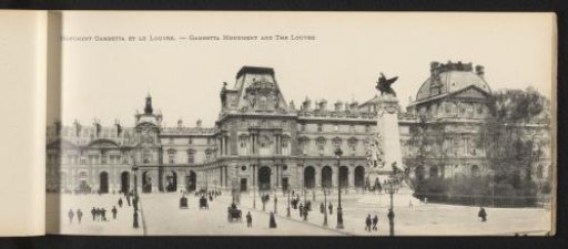 Gambetta Monument and the Louvre
