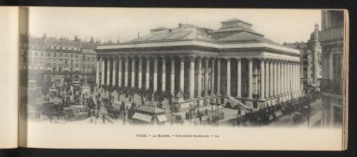 Paris. The Stock Exchange