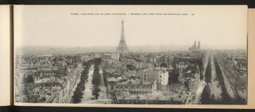 Paris. Panorama Taken from the Arc de Triomphe