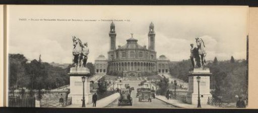 Paris. Palais du Trocadéro (Diavoud and Bourdais, architects)