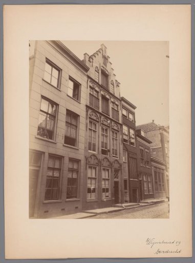 Facade of Wijnstraat 59, Dordrecht