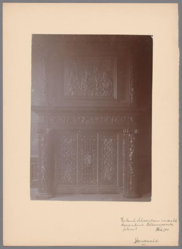 Oak fireplace
