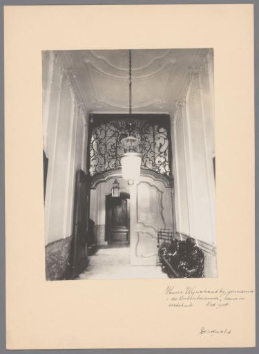 View of a door in the vestibule