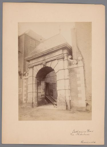 Catharijnepoort on the Hooikade in Dordrecht