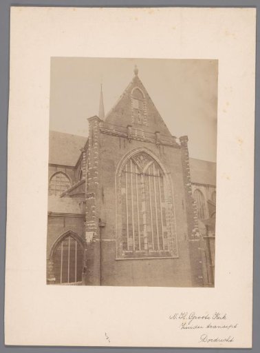 South transept of the Great or Our Lady's Church in Dordrecht