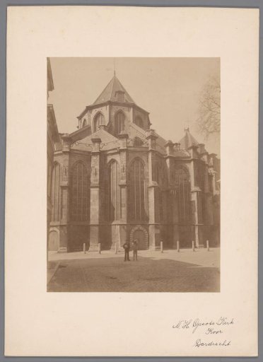 View of the choir of the Great or Our Lady's Church in Dordrecht