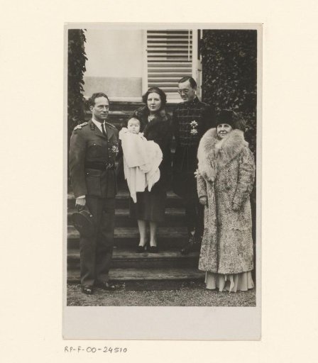 Visit of King Leopold to the Royal Family at Soestdijk
