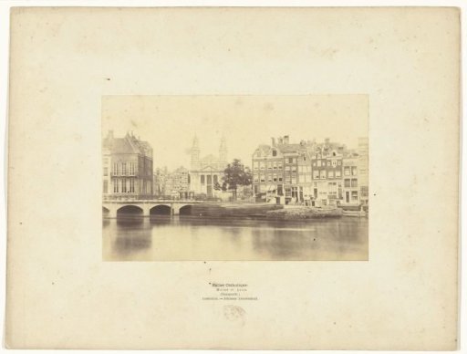 View of the Amstel and the Moses and Aaron Church, Amsterdam