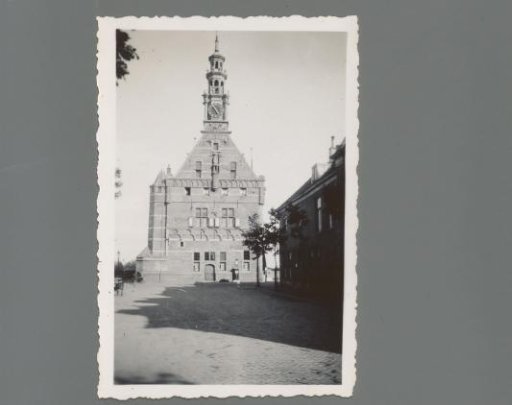 View of the Hoofdtoren in Hoorn